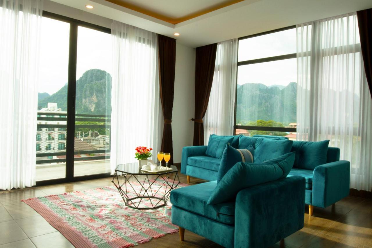 Vang Vieng Topview Hotel Exterior foto